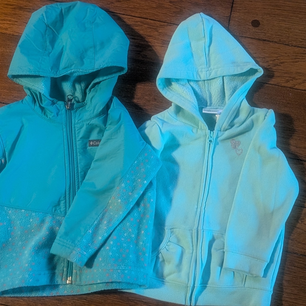 Columbia And Jumping Beans Blue Kids Hoodies